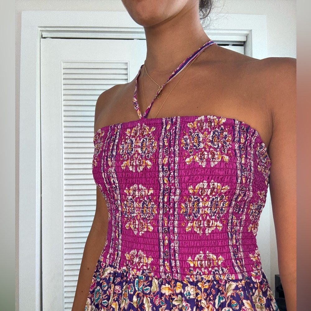 MAEVE Purple and Pink Floral Dress - Picture 4 of 8